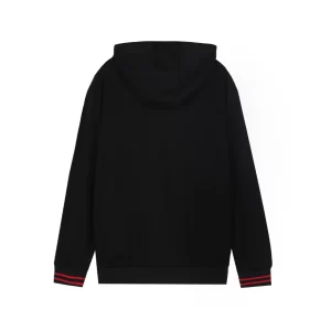 Gucci Cotton Jersey Hooded Jacket With Web