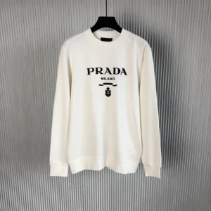 Prada Chenille Logo Sweatshirt - HP20