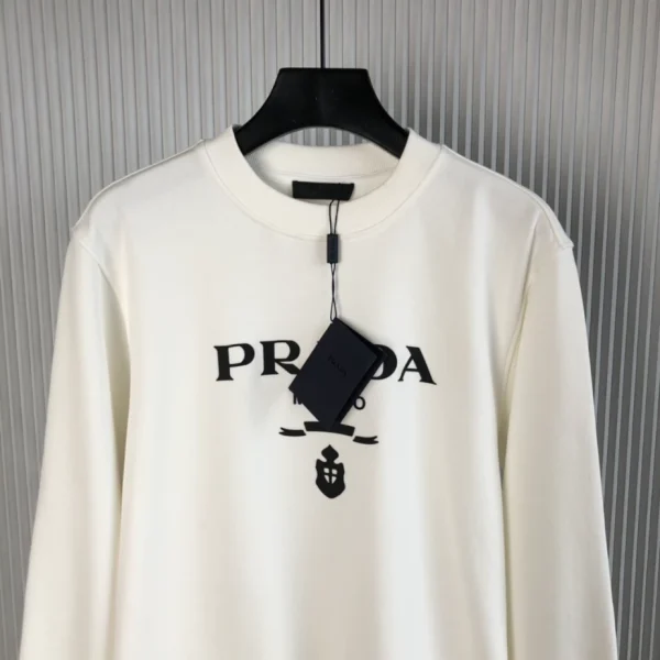 Prada Chenille Logo Sweatshirt - HP20