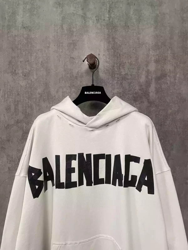 Balenciaga New Tape Type Hoodie Oversized - HB21